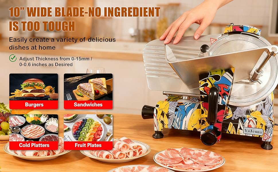 colorfully meat slicer