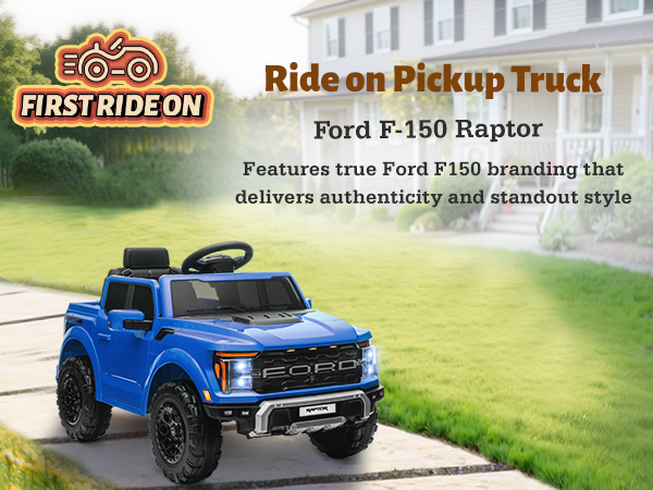 Amazon.com: First Ride On 12V Electric Car for Kids
