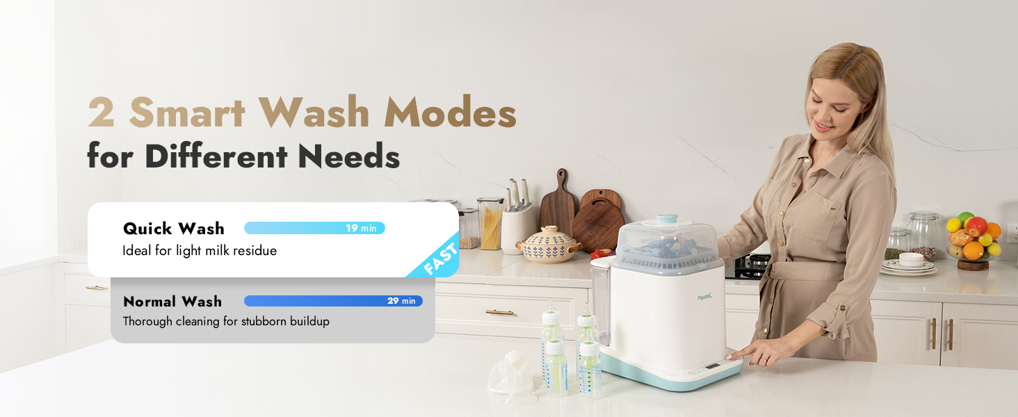 Papablic baby bottle washer
