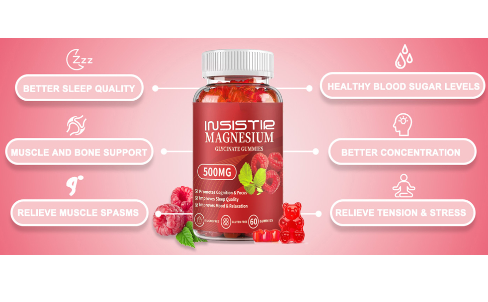 Magnesium Glycinate Gummies 500mg