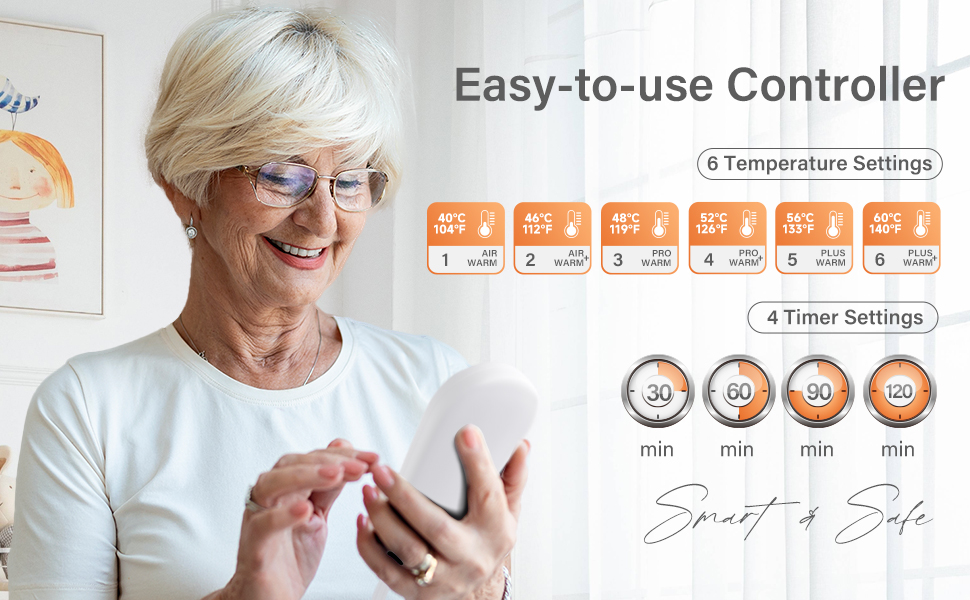 heating pad full back with timer