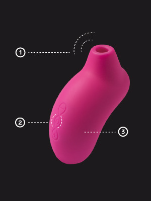 LELO SONA Pink Masajeador Sónico para Mujer, Estimulador con ...