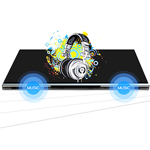 Dual Built-in Speakers