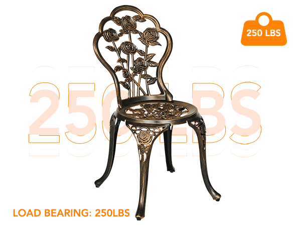 Amazon.com: Sundale Outdoor Bistro Set of 3, Patio