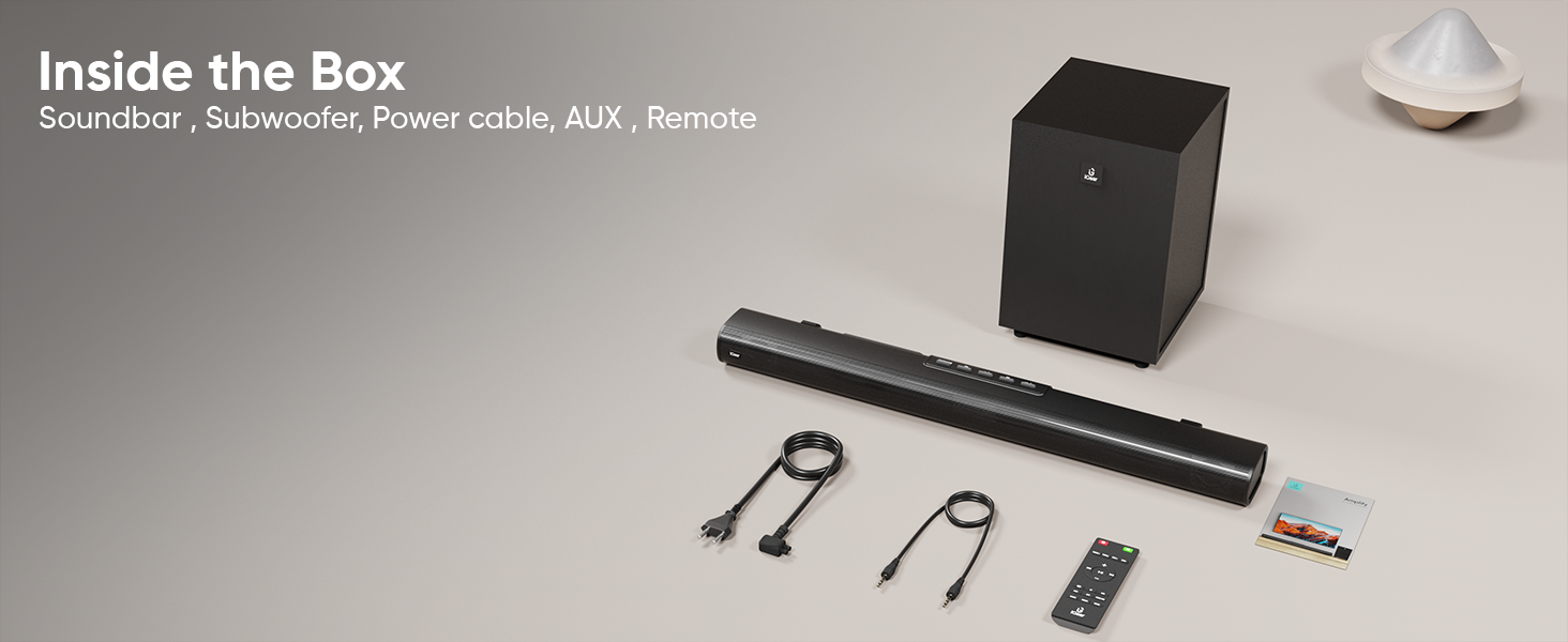 Igear Amplify 120W Soundbar With Subwoofer - Bluetooth V5.3, Signature Sound, Hifi Bass, Smart Control Panel, Remote Control 7 igear amplify