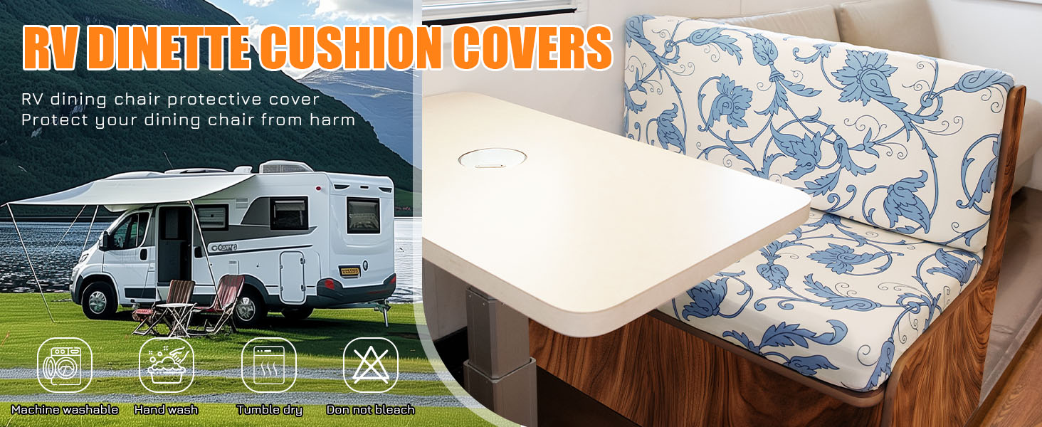 RV seat cushion cover