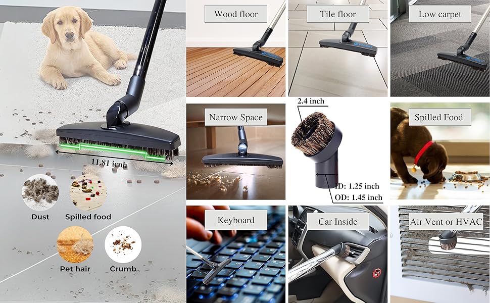 It works well for cleaning counter tops and dust tables, mini and vertical blinds