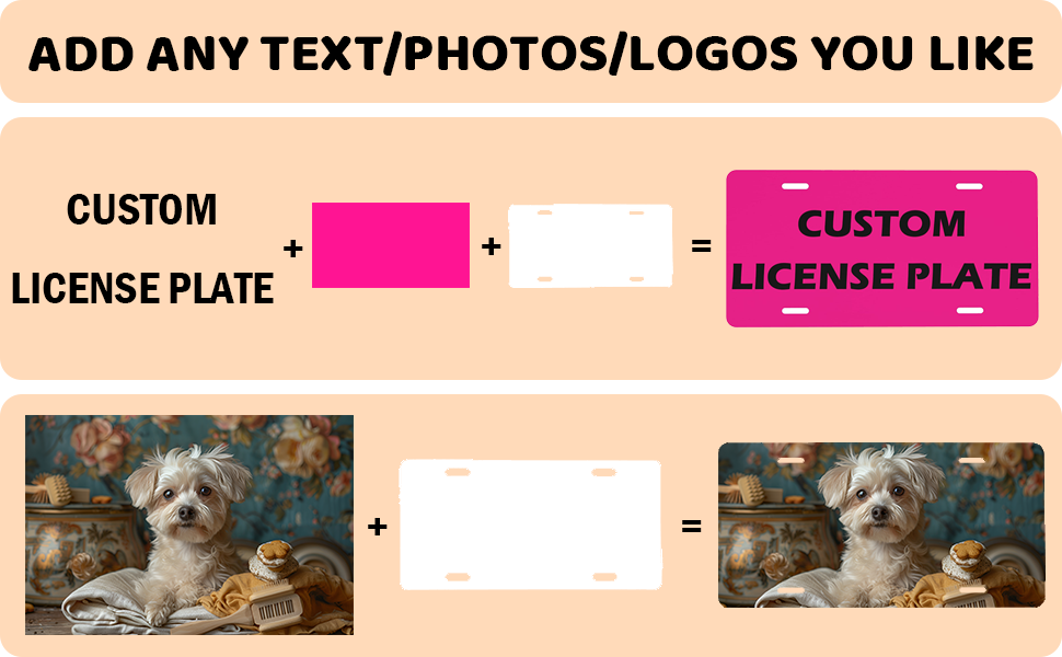 Windosier Custom License Plate Ontario,Personalized License Plate Ontario,Custom Aluminum