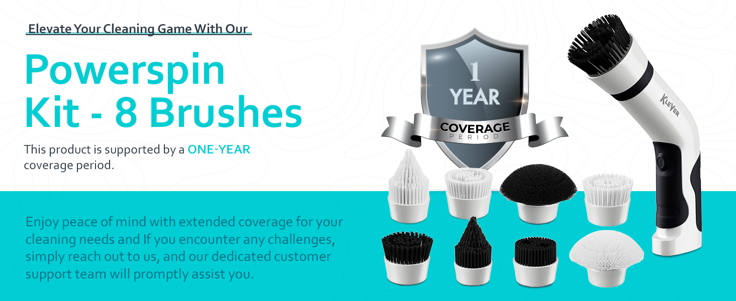 High-performance electric scrubber for tough stains and tricky spots