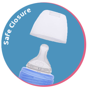 safe closure to prevent leakage, milk feeding bottles for babies