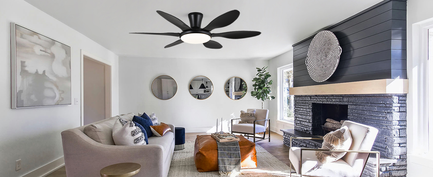 cieling fan living room