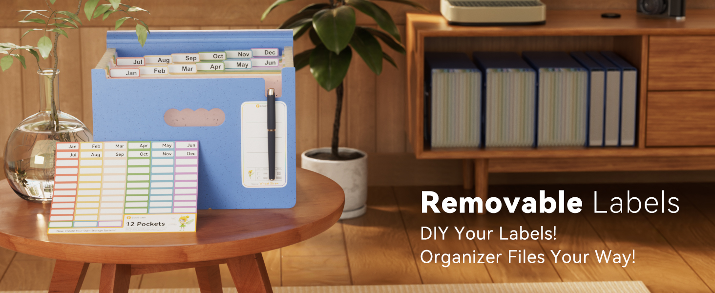 13-Pocket Accordion File Organizer