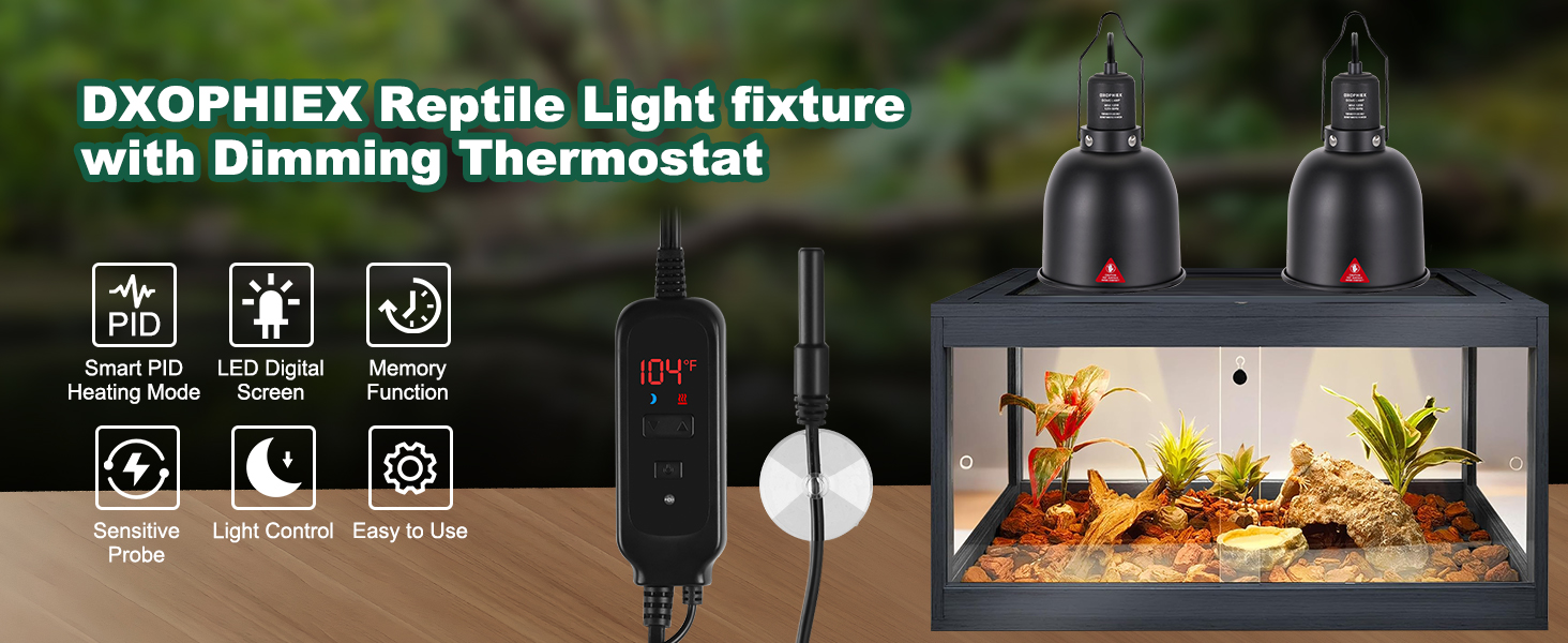 reptile heat lamp temperature controller