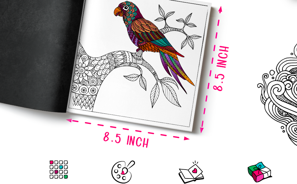 Mindfulness Coloring Book For Adults Mindful Zen Mandala Style Coloring Pages