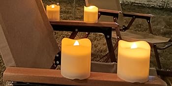 solar candles outdoor waterproof