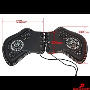 【値下】バイク用 レザー サドルシート ブラック Amazon | 部品屋K&W harley ハーレー BT CHOPPERS製 ボバース