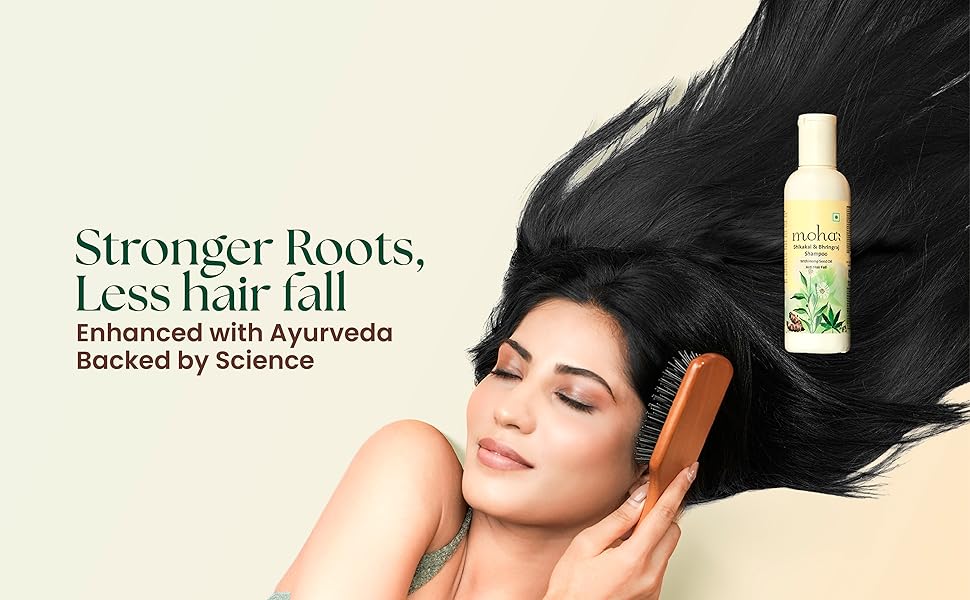 Shikakai & Bhringraj Shampoo 200ml - Hair Benefits