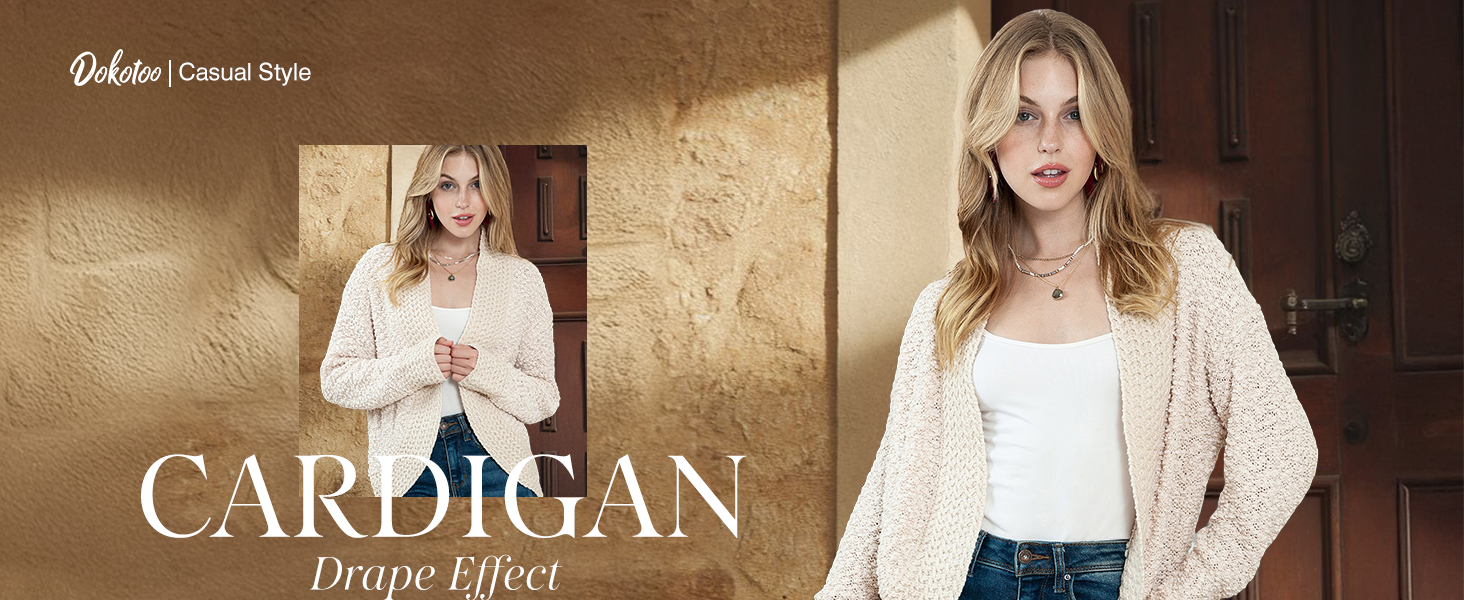 Women's Cardigan Outwear Coat
