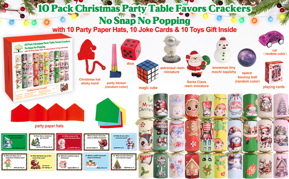 Christmas crackers