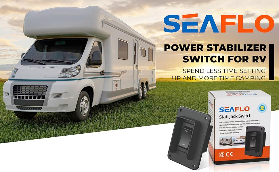 SEAFLO Momentary Reversing Polarity 30A Rocker Switch 4