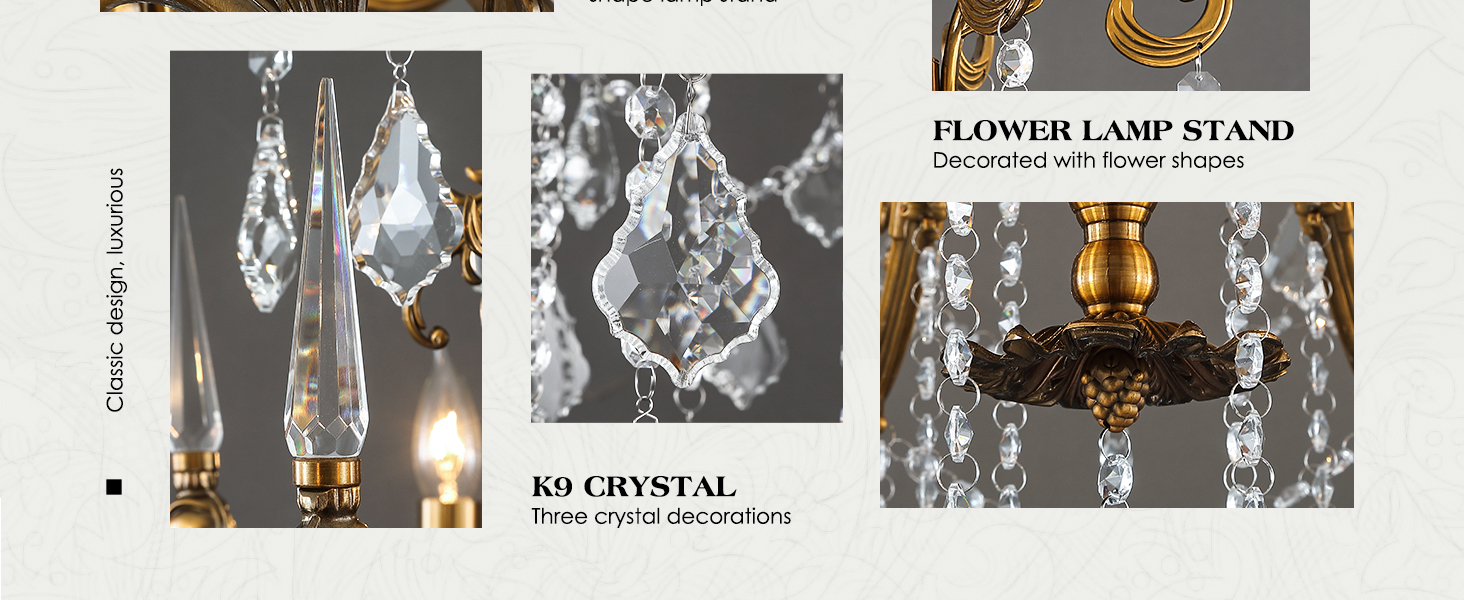 modern crystal chandelier