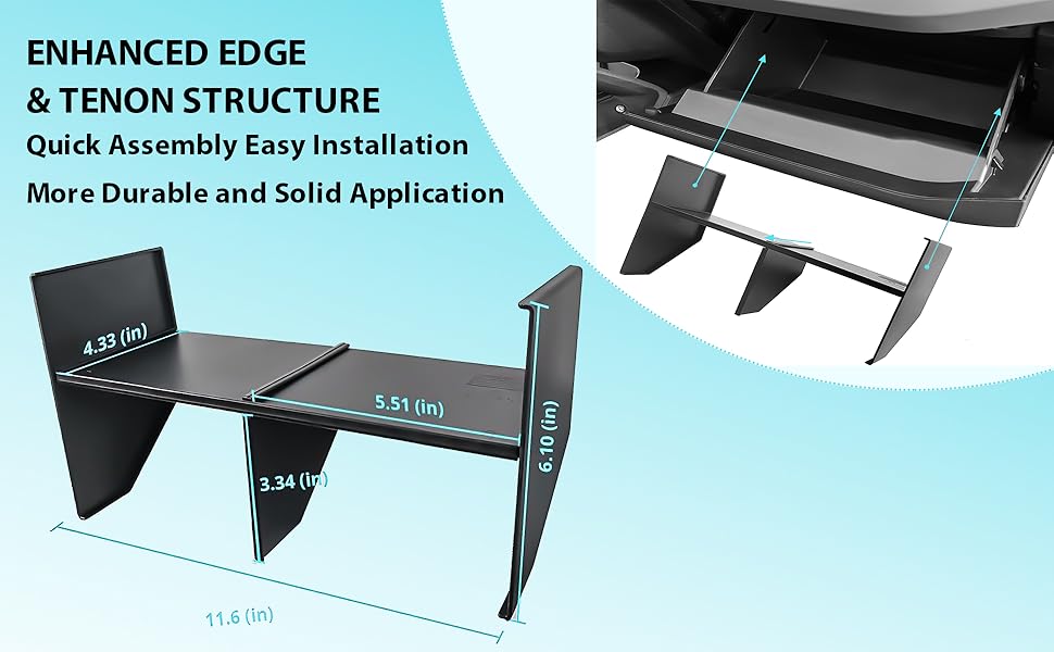 GAIZON Glove Box Dividers Organizer Compatible with Ford