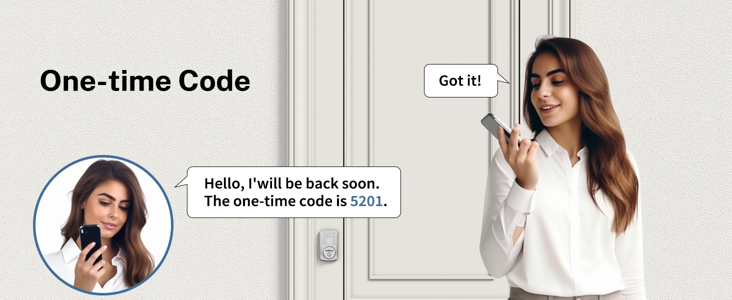 Signstek Fingerprint Door Lock, Keyless Entry Smart Door Lock