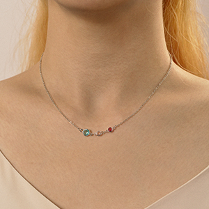 Birthstone Necklace For Women Mom Gift Mothers Day Jewelry Grandma Daughter Multiple Kids Personalized Multiple Custom Family 14 birthstone necklace family tree mother daughter summer jewelry august October birthday gift