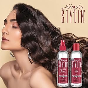 Simply Stylin' Silk Serum - Anti-Frizz Hair Product - Heat Protectant for Hair
