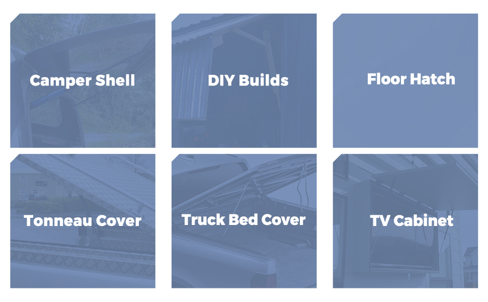 27 inch 45 lbs Gas Struts Spring Shocks Replacement Lift Supports for