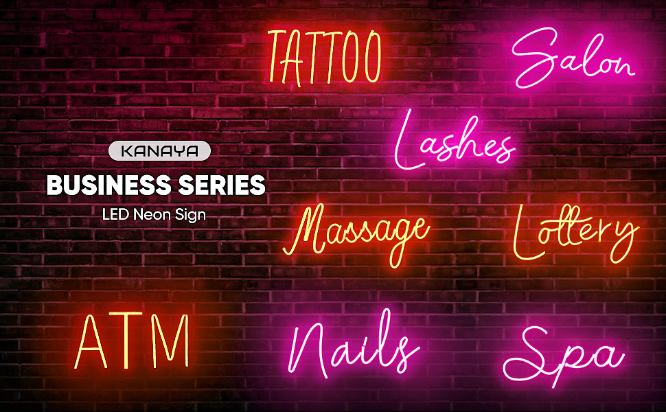 KANAYA 16inch Tattoo Led Neon Sign USB Powered, for Tattoo