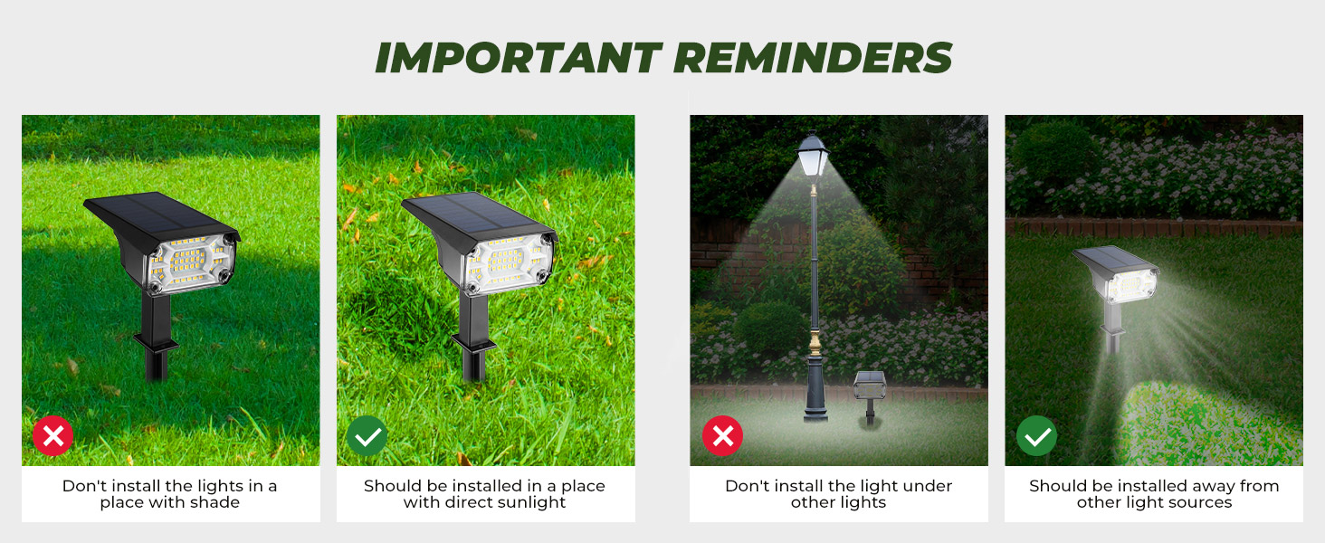 Important Reminders