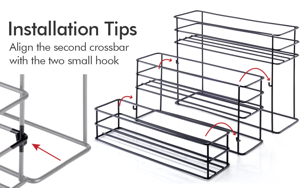 kimilus 12 Bottle Capacity Coffee Syrup Organizer 3 Tier