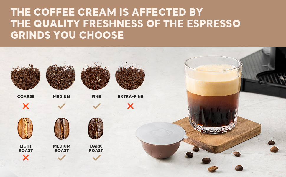 Reusable Vertuo Capsules Refillable Coffee Pods with