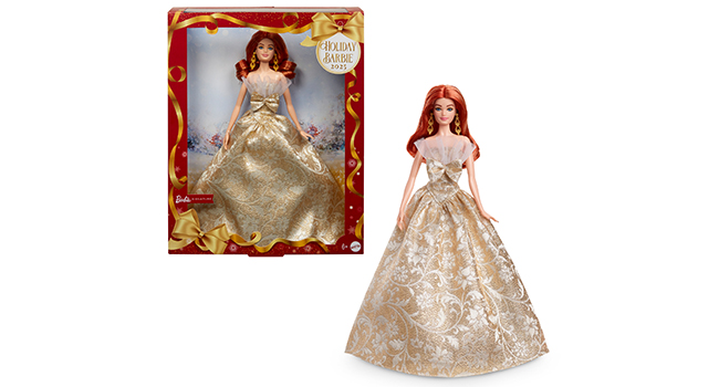 Amazon.co.jp: バービー(Barbie) ホリデーバービー レッドヘア