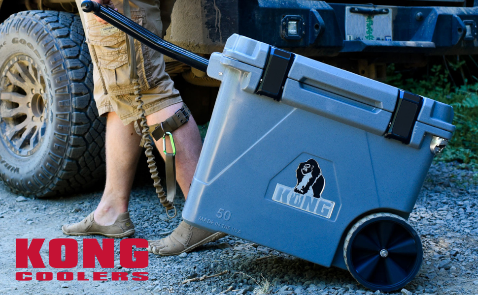 KONG Coolers 50 Quart Cruiser Cooler with Wheels Made