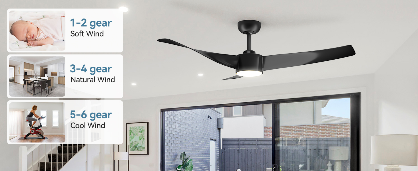 52 inch ceiling fan with light