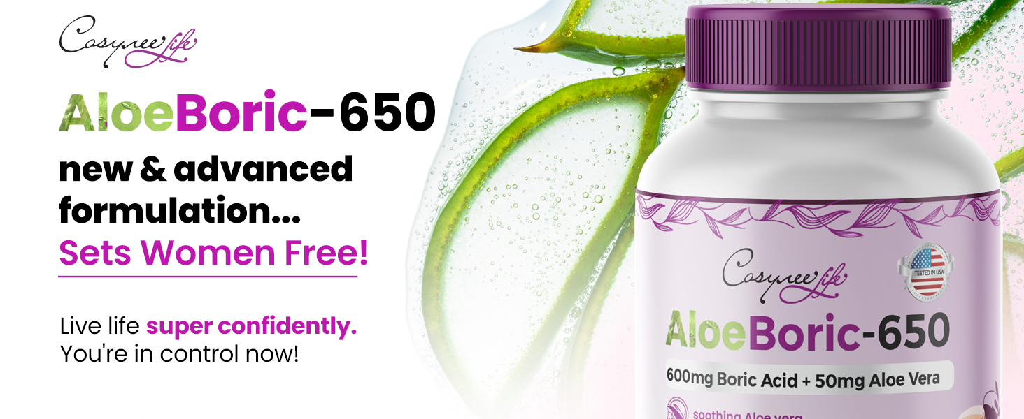 Boric Acid + Aloe vera