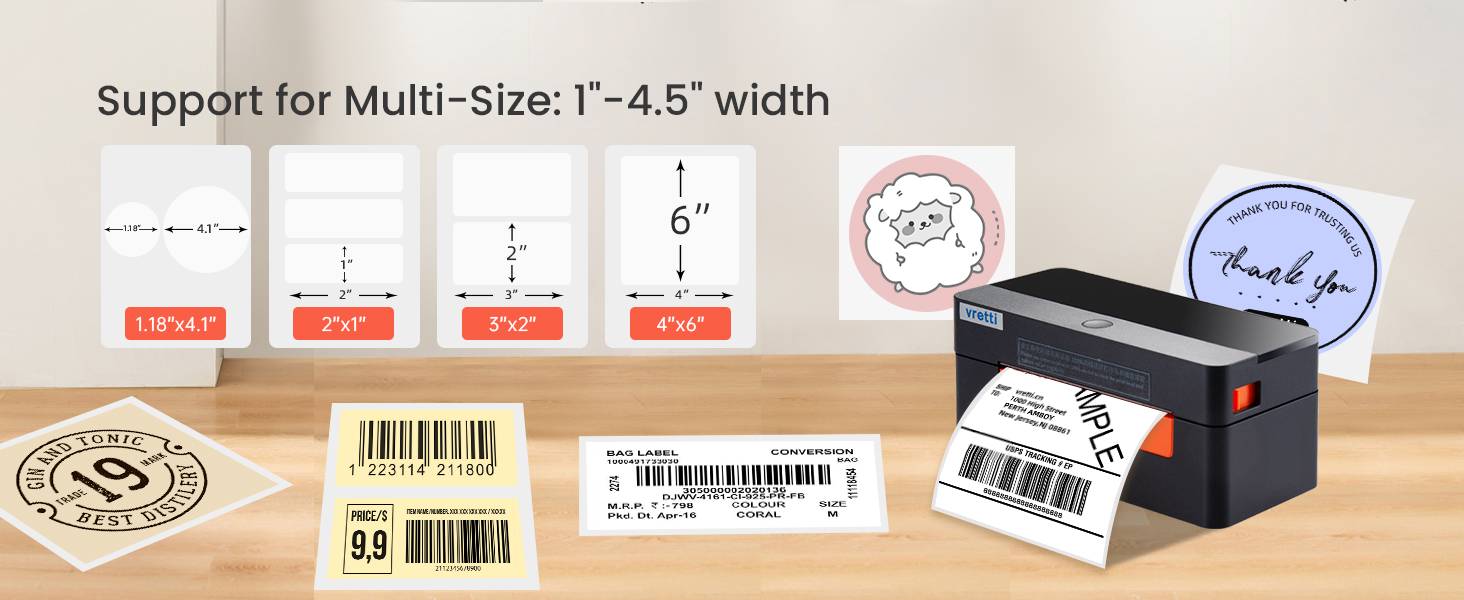 thermal shipping label printer