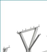 Pilot Rock 6 or 8 Foot Outdoor Galvanized Steel Metal Non Tip and Non Trip Picnic Table Legs Kit ...