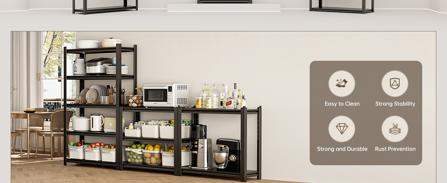 Heavy-Duty Steel Shelf