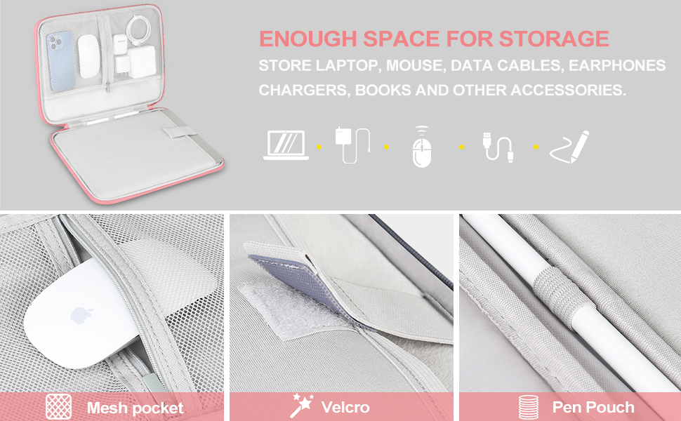 Feacan Laptop Sleeve Case for 15 inch New MacBook Air M3