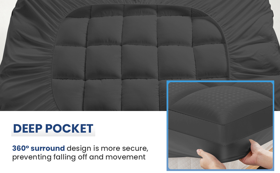 Queen Mattress Topper for Back Pain Extra Thick Mattress