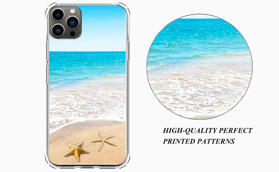 Amazon.com: Beach Summer Case for iPhone 13 Pro Max & MUQR Gel
