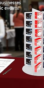 Business Card Display Perfect for TradeShows and Expos
