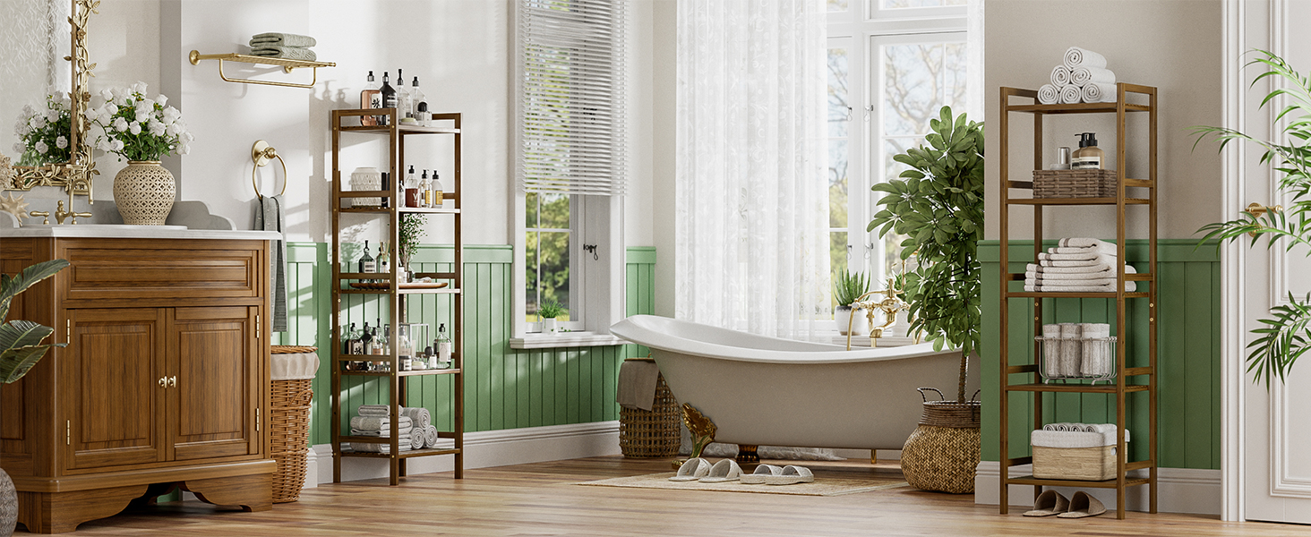 bathroom shelving unit