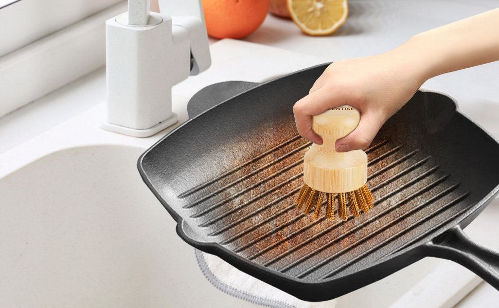  cast iron pan scrubber