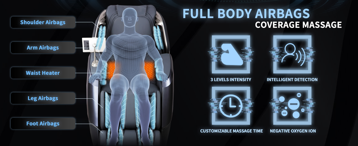 massage chair zero gravity full body