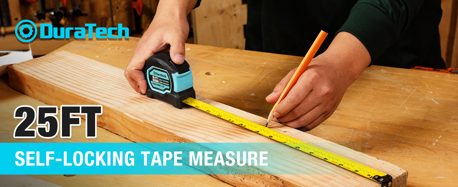 25FT SELF-LOCKING TAPE MEASURE
