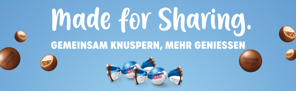 Knoppers Gooies made für sharing: Gemeinsam knuspern, mehr genießen